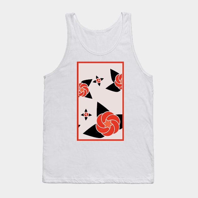 Plain Peony Tank Top by Nishinegi